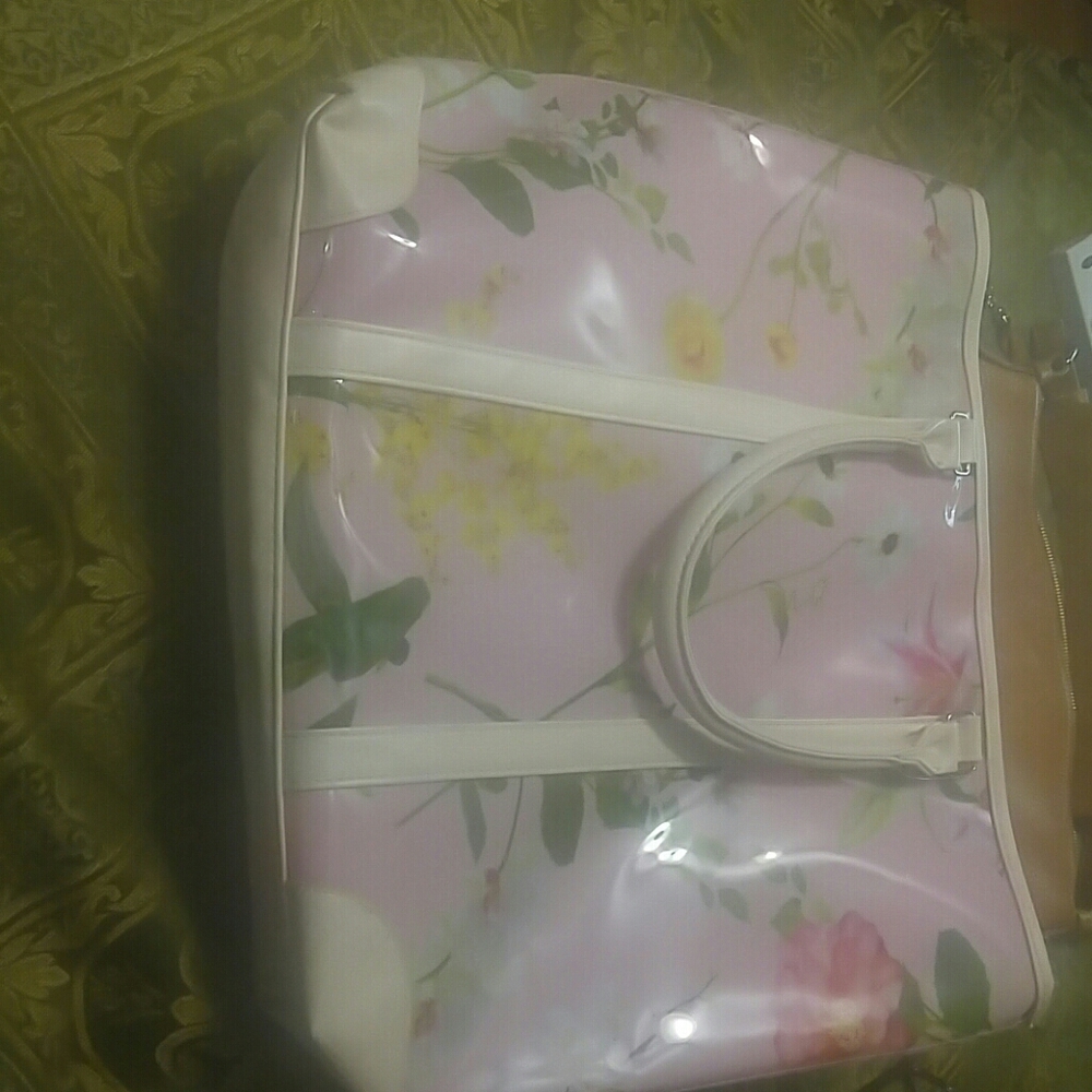 Large flower tote